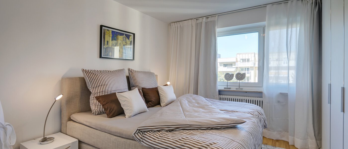 квартира München Moosach 01 спальная комната 11269