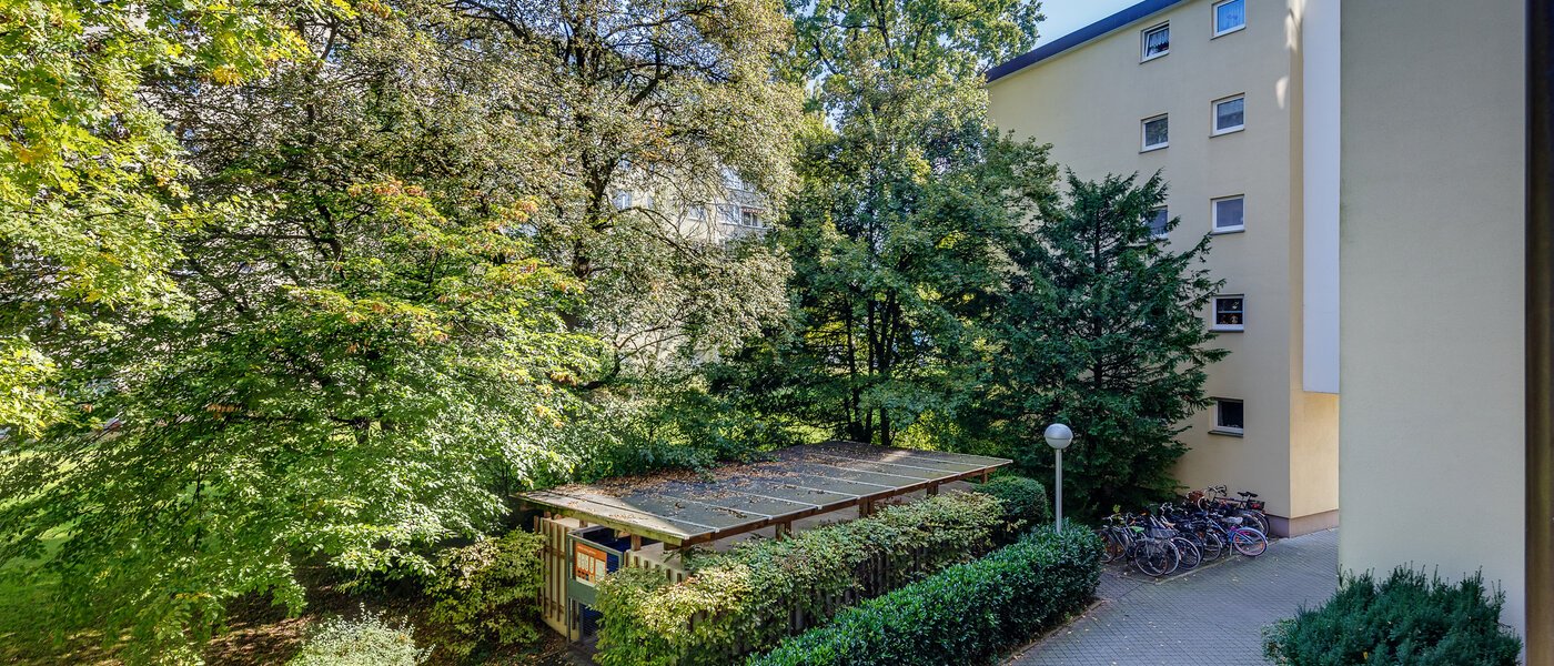 квартира München Parkstadt Bogenhausen 03 вид из окна 11276