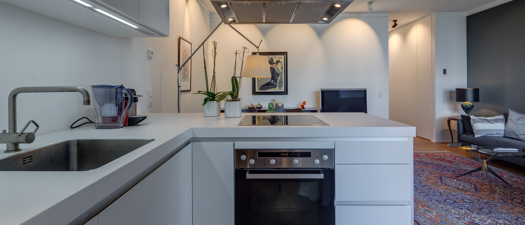 квартира München Schwabing-Nord (zw. Belgrad- & Leopoldstraße) 02 кухня 11278