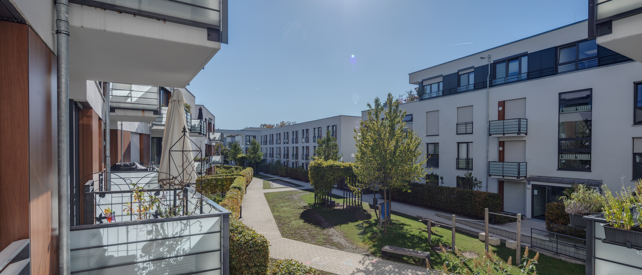 квартира München Schwabing-Nord (zw. Belgrad- & Leopoldstraße) 04 вид из окна 11278