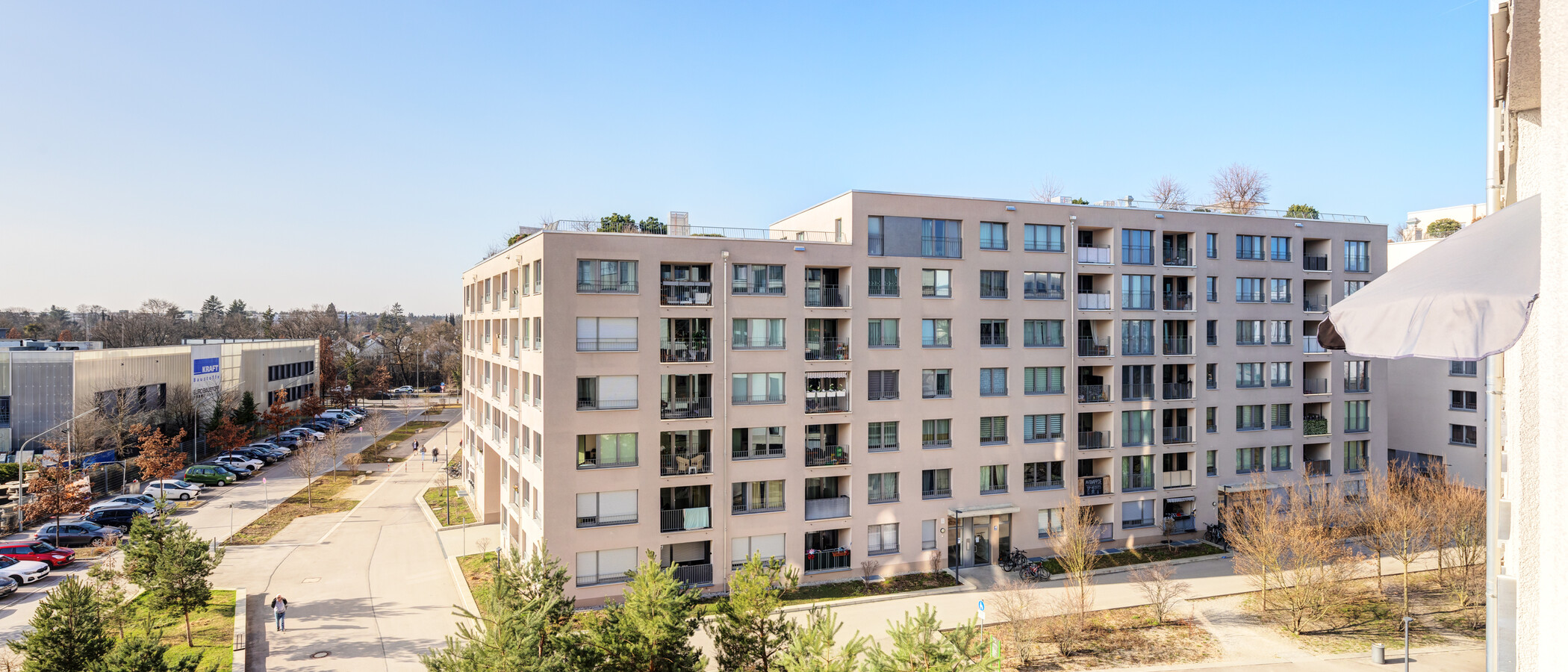 квартира München Obersendling 01 вид из окна 11291