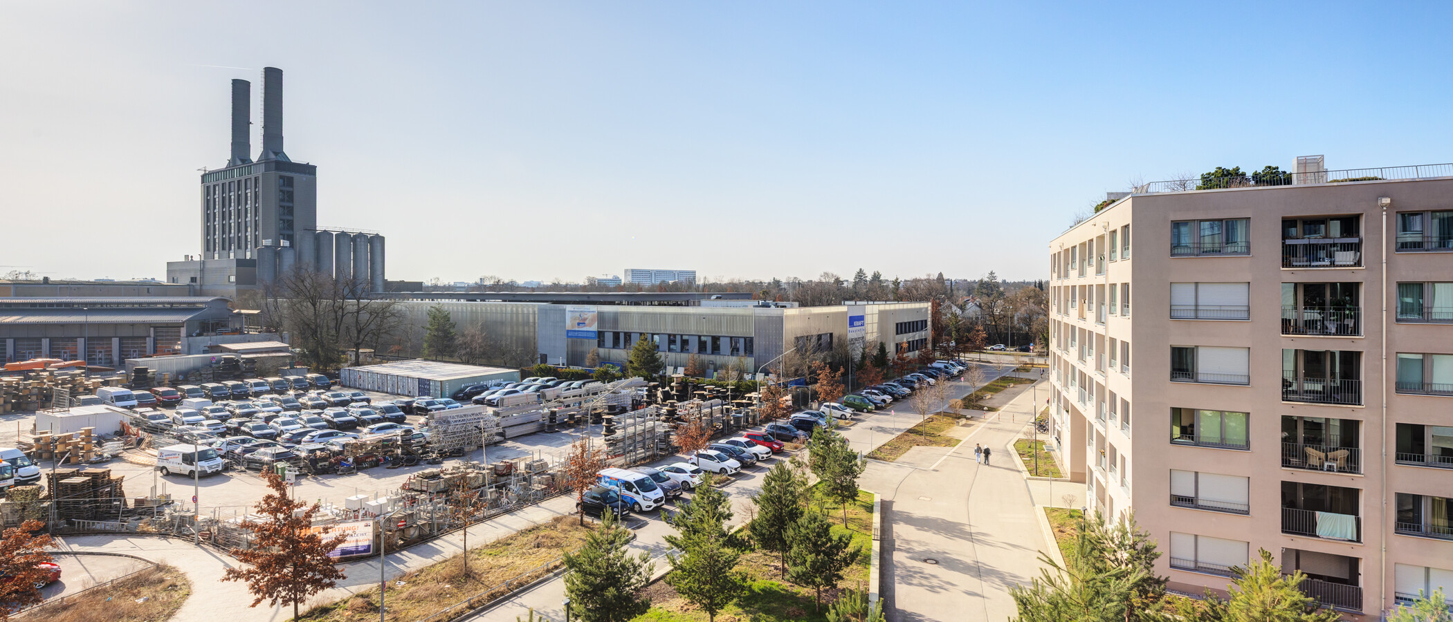 квартира München Obersendling 02 вид из окна 11291