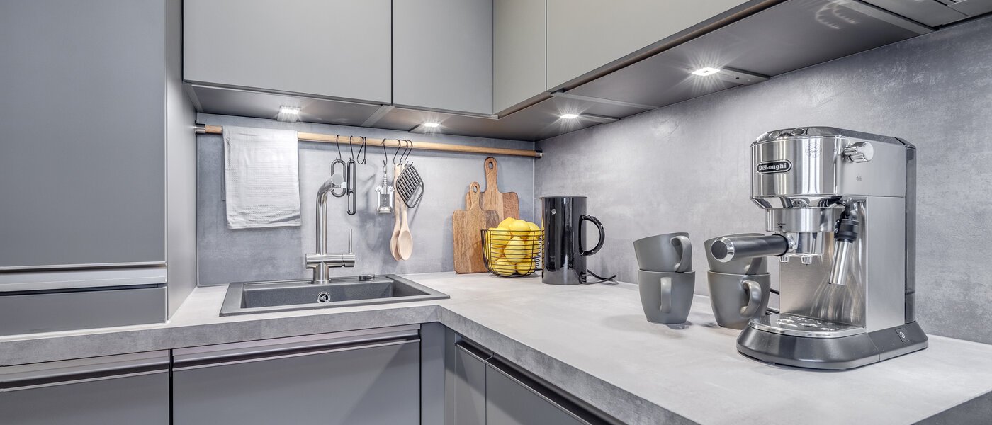 двухэтажная квартира-галерея München Maxvorstadt 02 кухня 11294