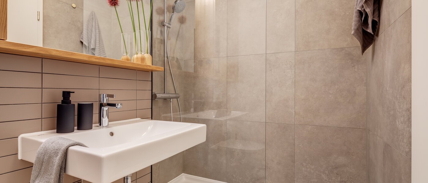 двухэтажная квартира-галерея München Maxvorstadt 01 ванная комната 11294