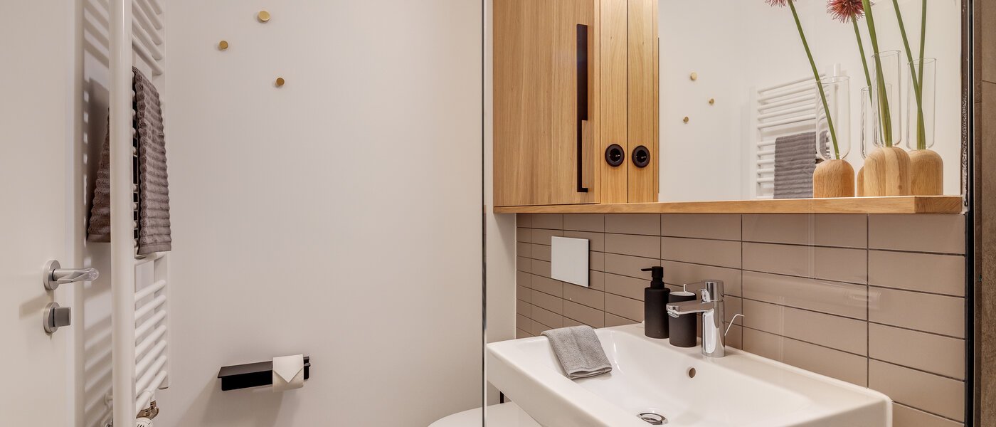 двухэтажная квартира-галерея München Maxvorstadt 04 ванная комната 11294