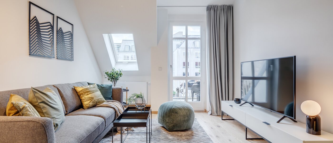 двухэтажная квартира-галерея München Maxvorstadt 04 жилое пространство 11294