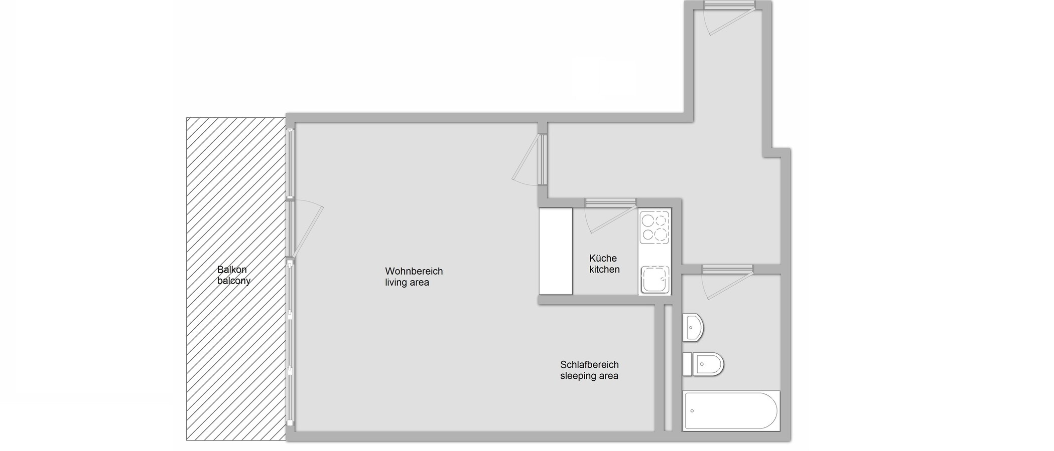 квартира München Schwabing-West 01 план этажа 11320