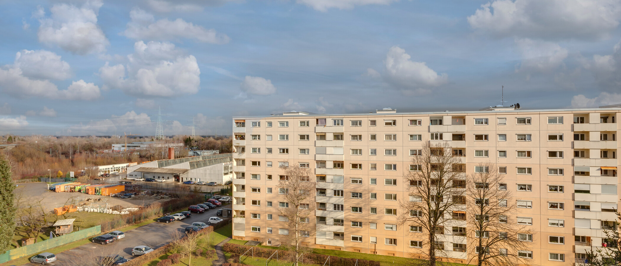 квартира München Johanneskirchen 02 вид из окна 11347