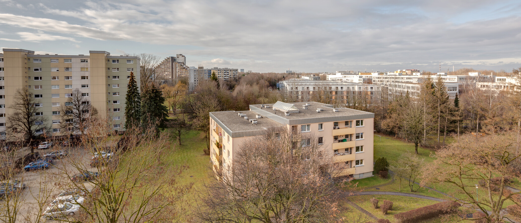 квартира München Johanneskirchen 03 вид из окна 11347