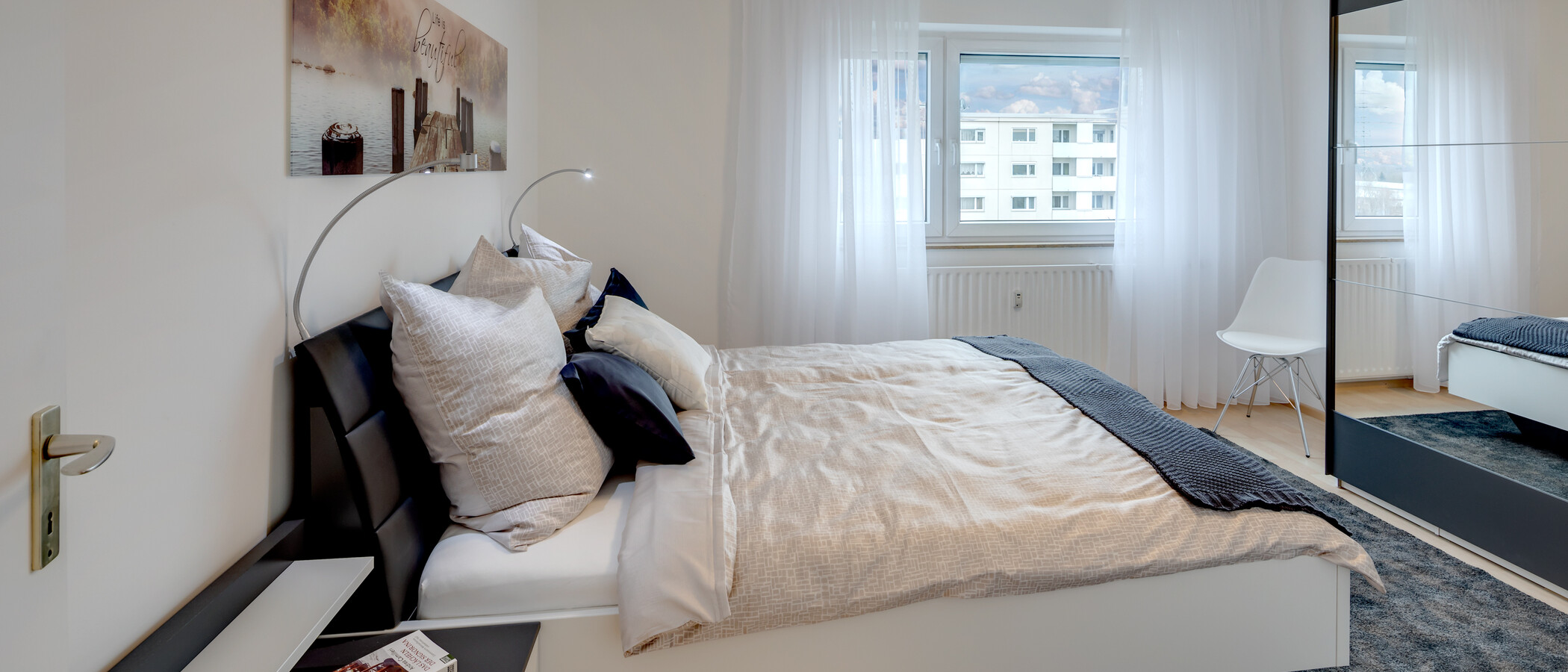 квартира München Johanneskirchen 01 спальная комната 11347
