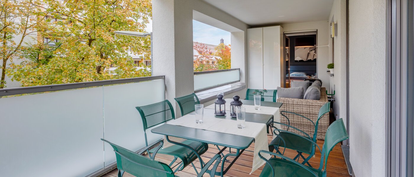 квартира München Schwabing-West 02 2-ой балкон 11349