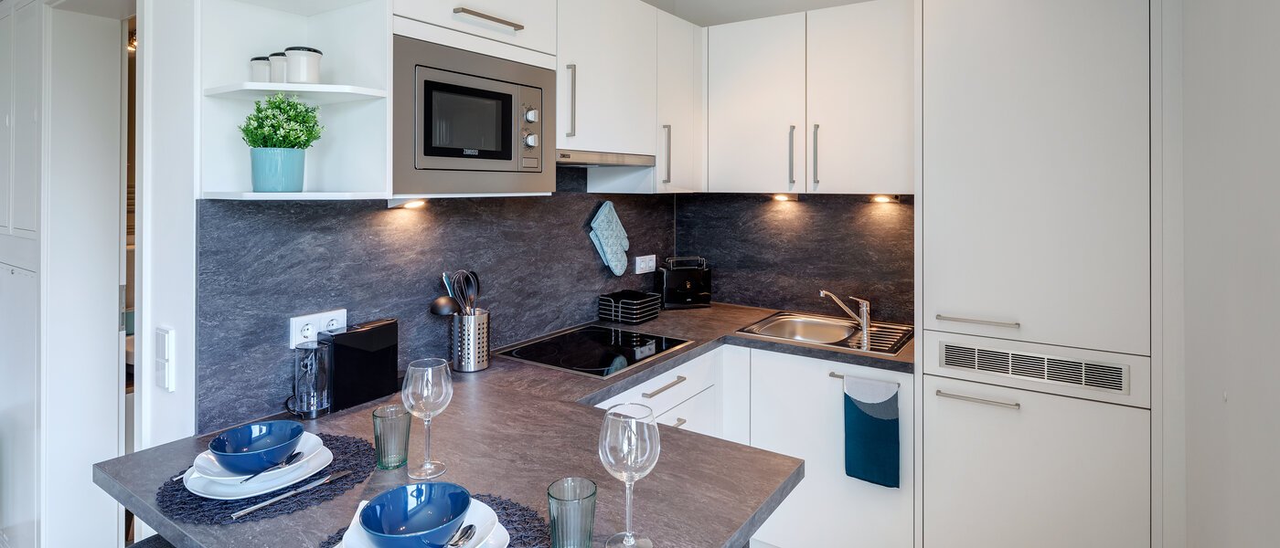 квартира München Obersendling 01 кухня 11350