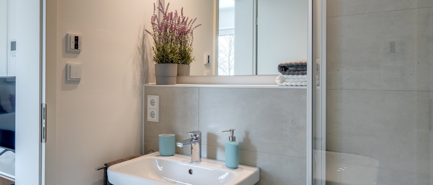 квартира München Obersendling 03 ванная комната 11350