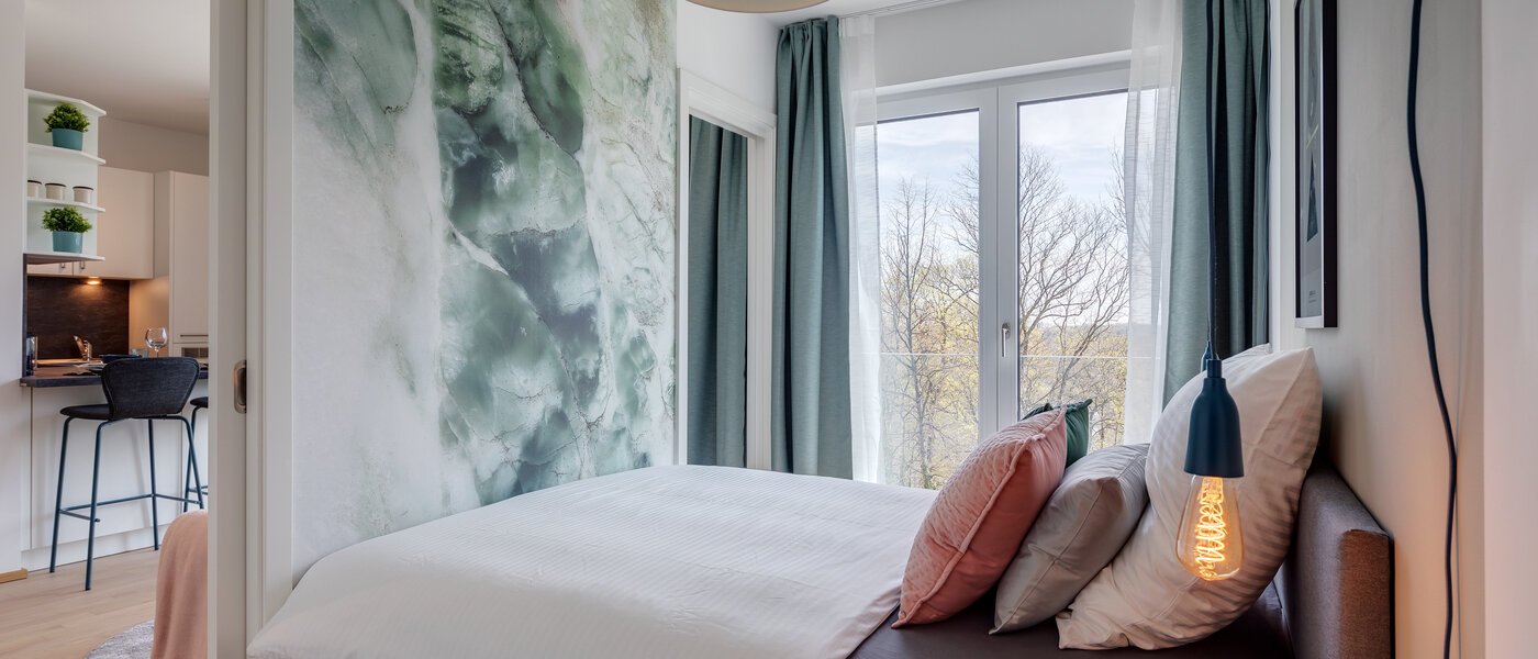 квартира München Obersendling 03 спальная комната 11350