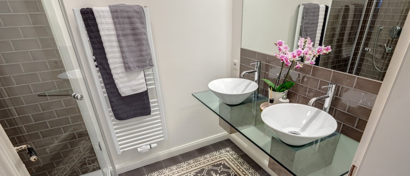 квартира München Glockenbachviertel 02 ванная комната 11352