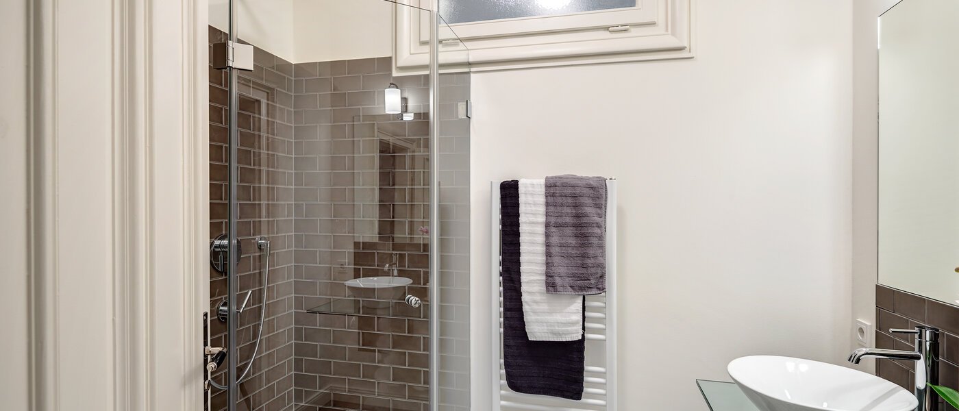 квартира München Glockenbachviertel 03 ванная комната 11352