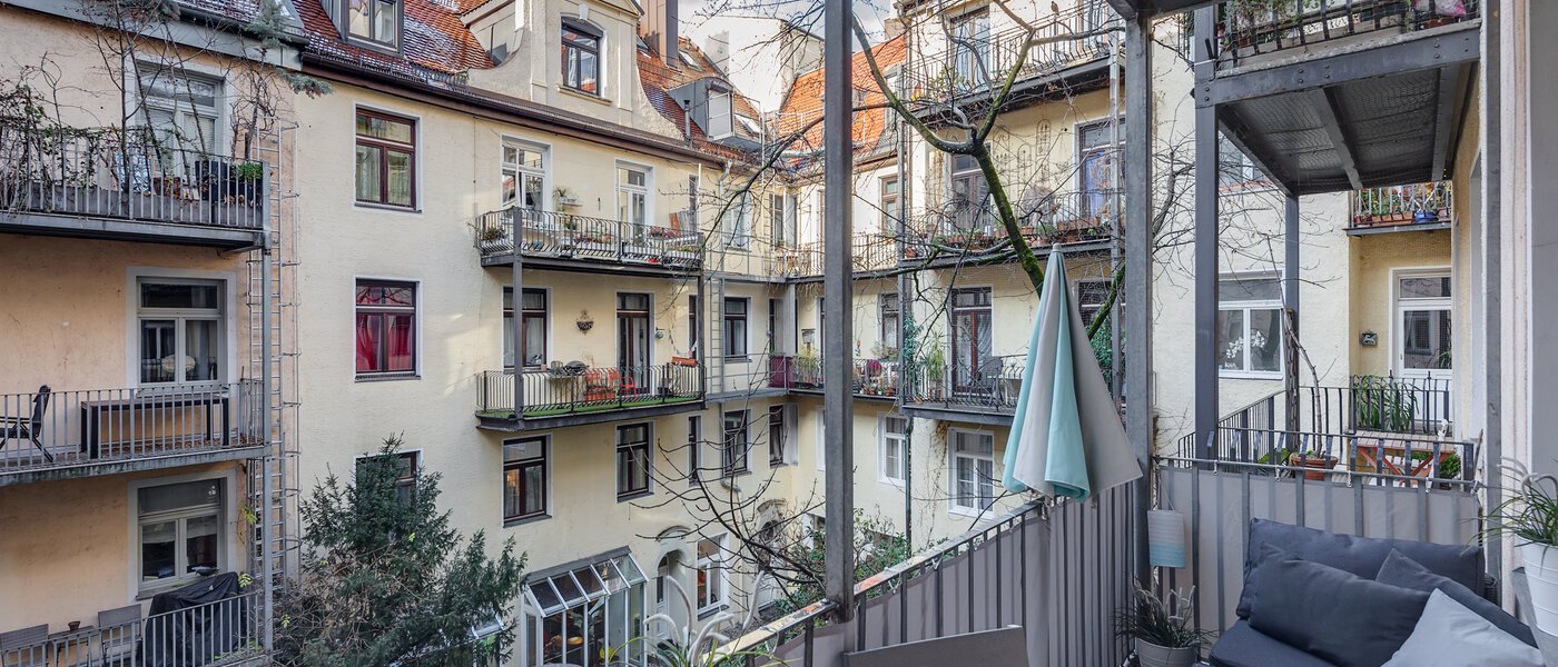 квартира München Glockenbachviertel 01 вид из окна 11352