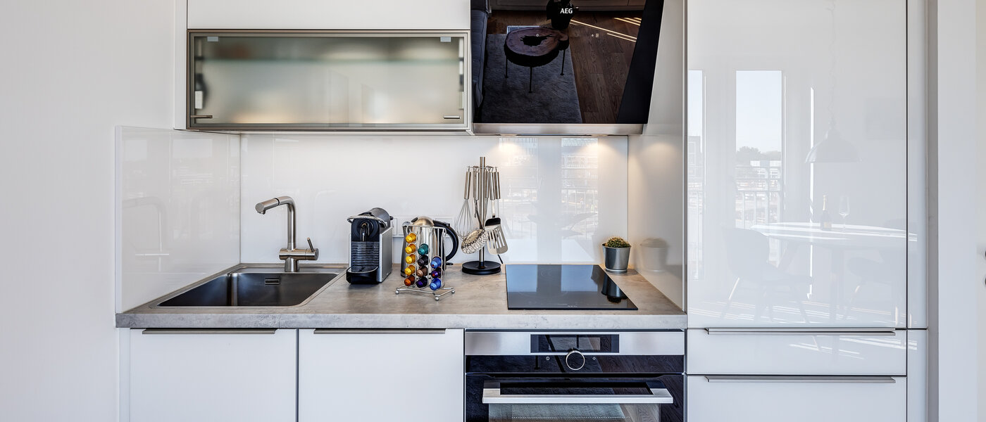 квартира München Bogenhausen 01 кухня 11358