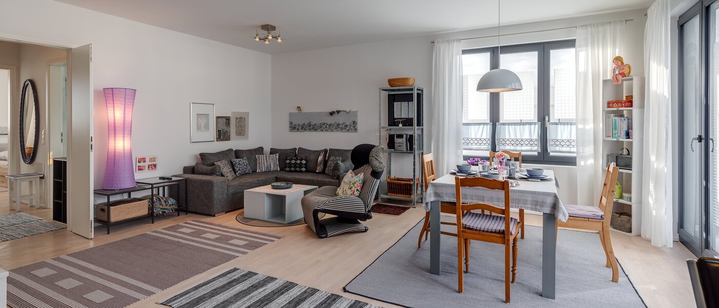 квартира München Oberföhring 01 жилое пространство 11374