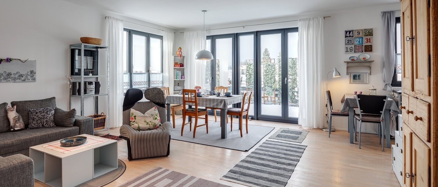 квартира München Oberföhring 02 жилое пространство 11374