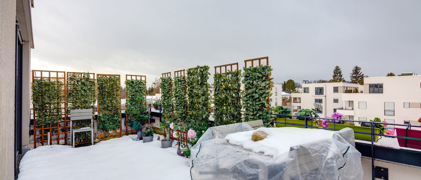 квартира München Oberföhring 01 терраса с крышей 11374