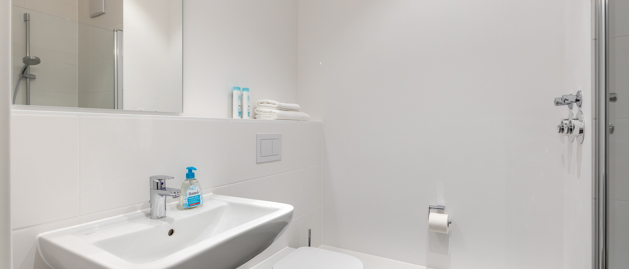 квартира München Messestadt Riem 01 ванная комната 11387