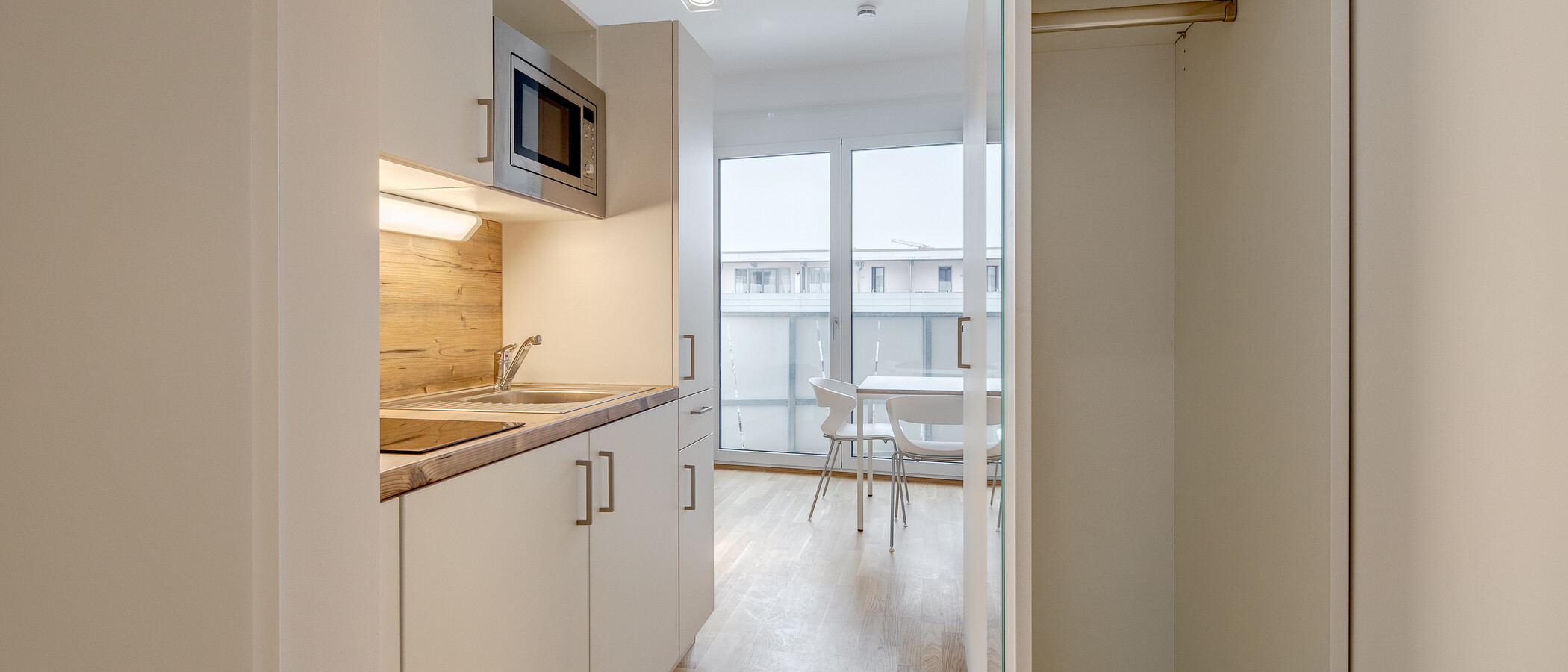 квартира München Messestadt Riem 01 коридор 11387