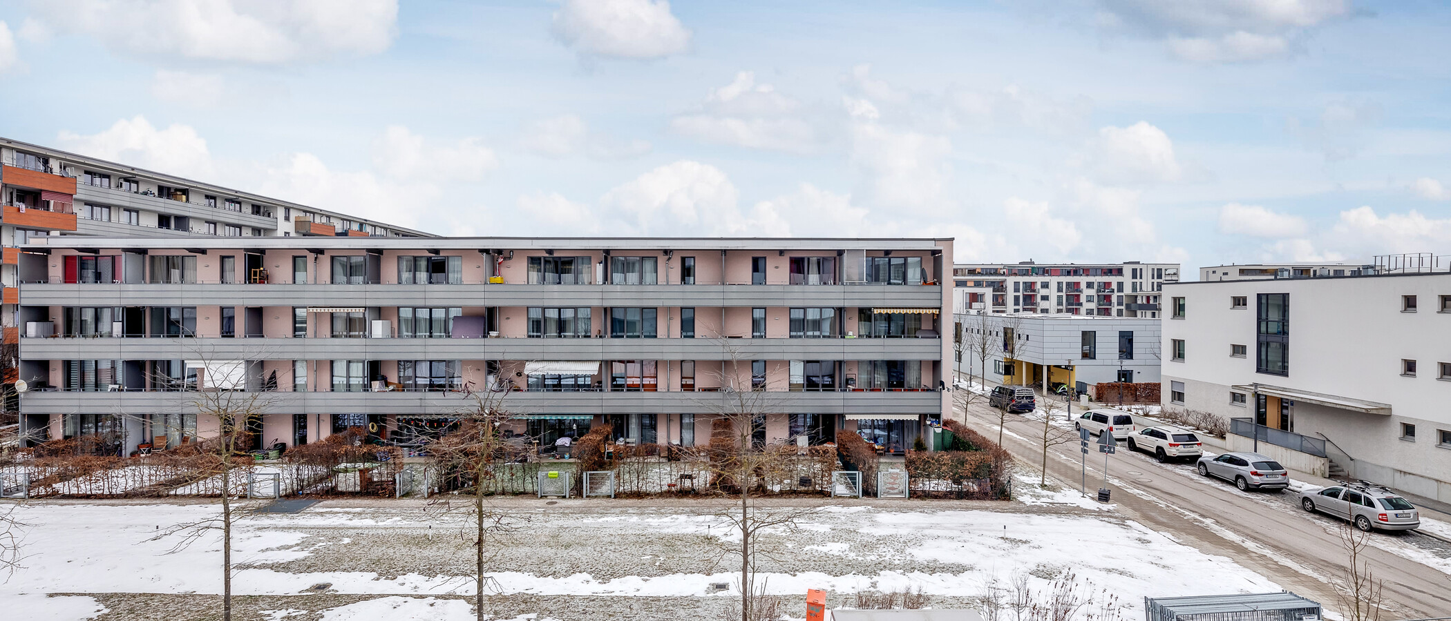 квартира München Messestadt Riem 02 вид из окна 11387