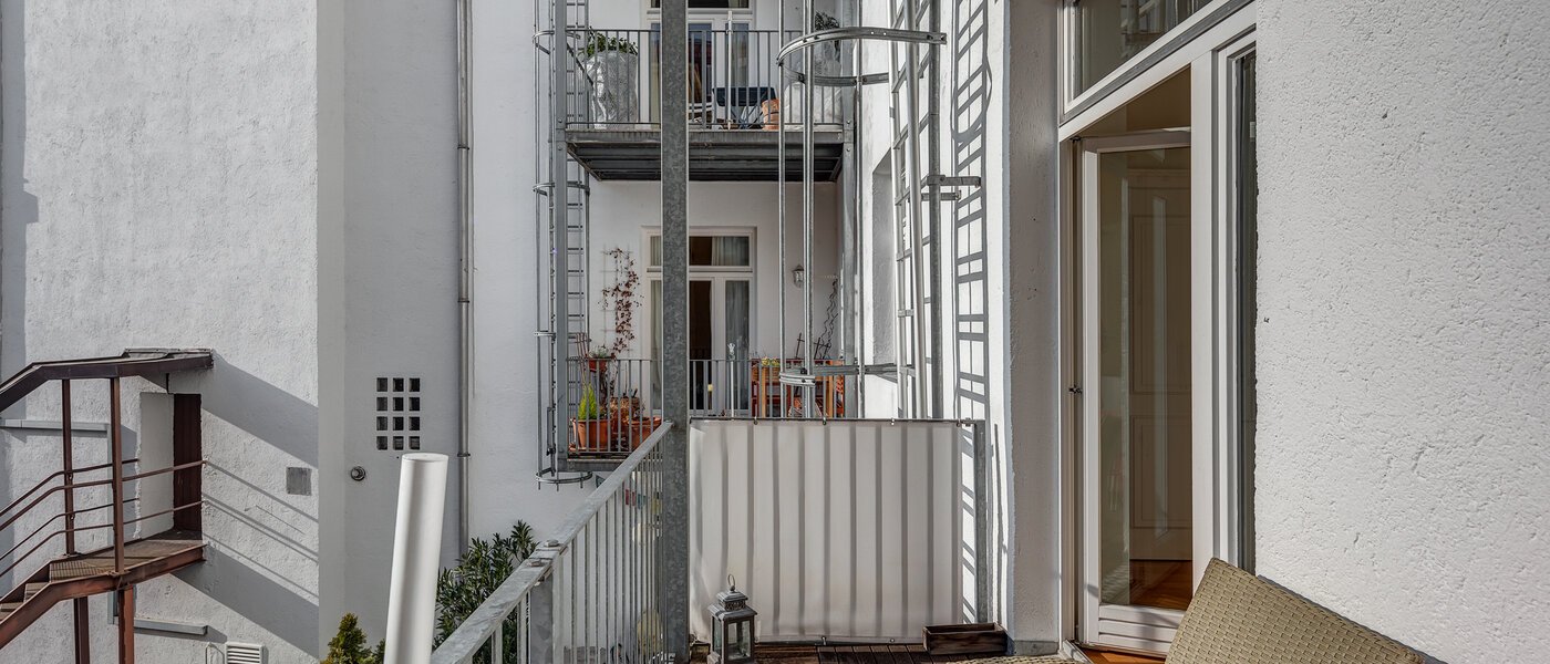 квартира München Glockenbachviertel 01 балкон 11395