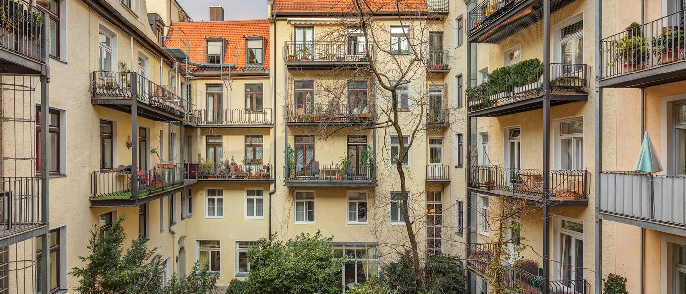 квартира München Glockenbachviertel 01 вид из окна 11395