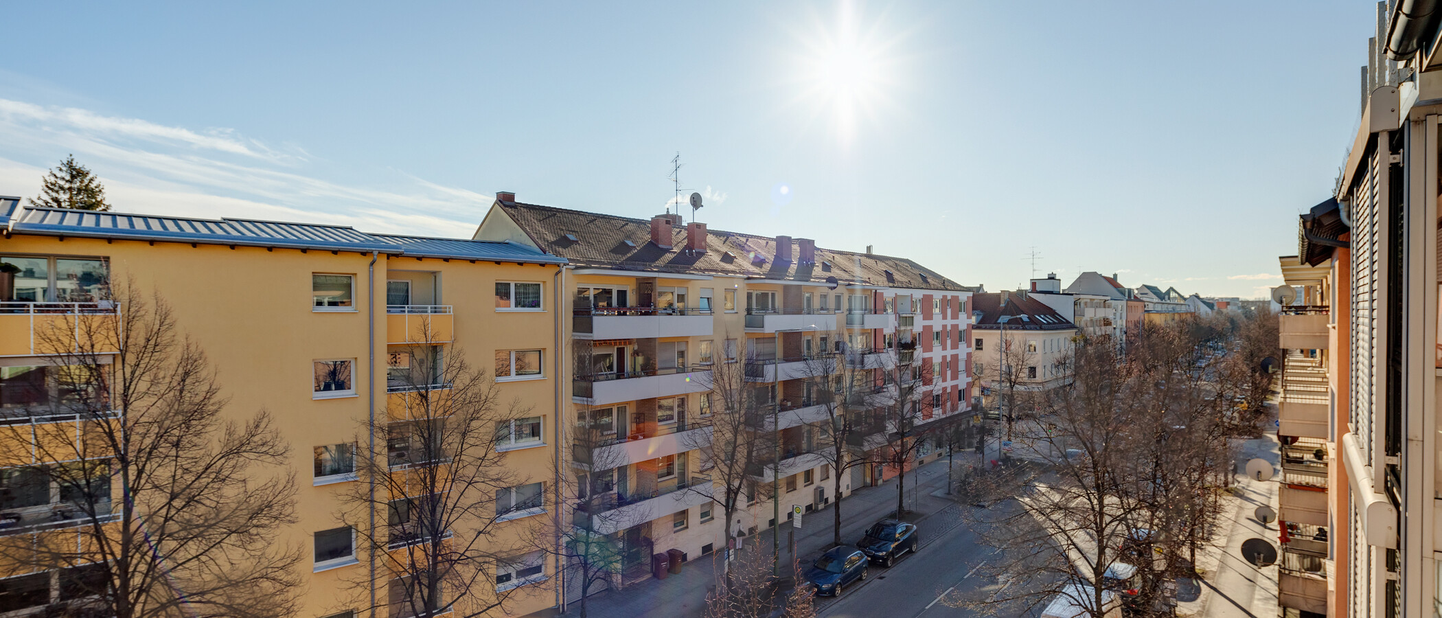 квартира München Milbertshofen 01 вид из окна 11407