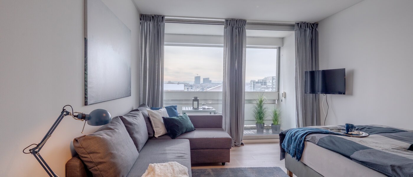 квартира München Arabellapark 01 жилое пространство 11422