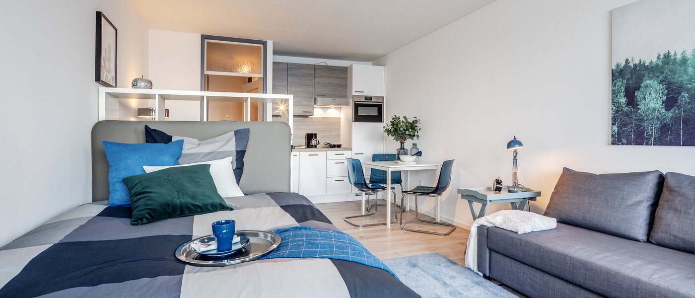 квартира München Arabellapark 02 жилое пространство 11422