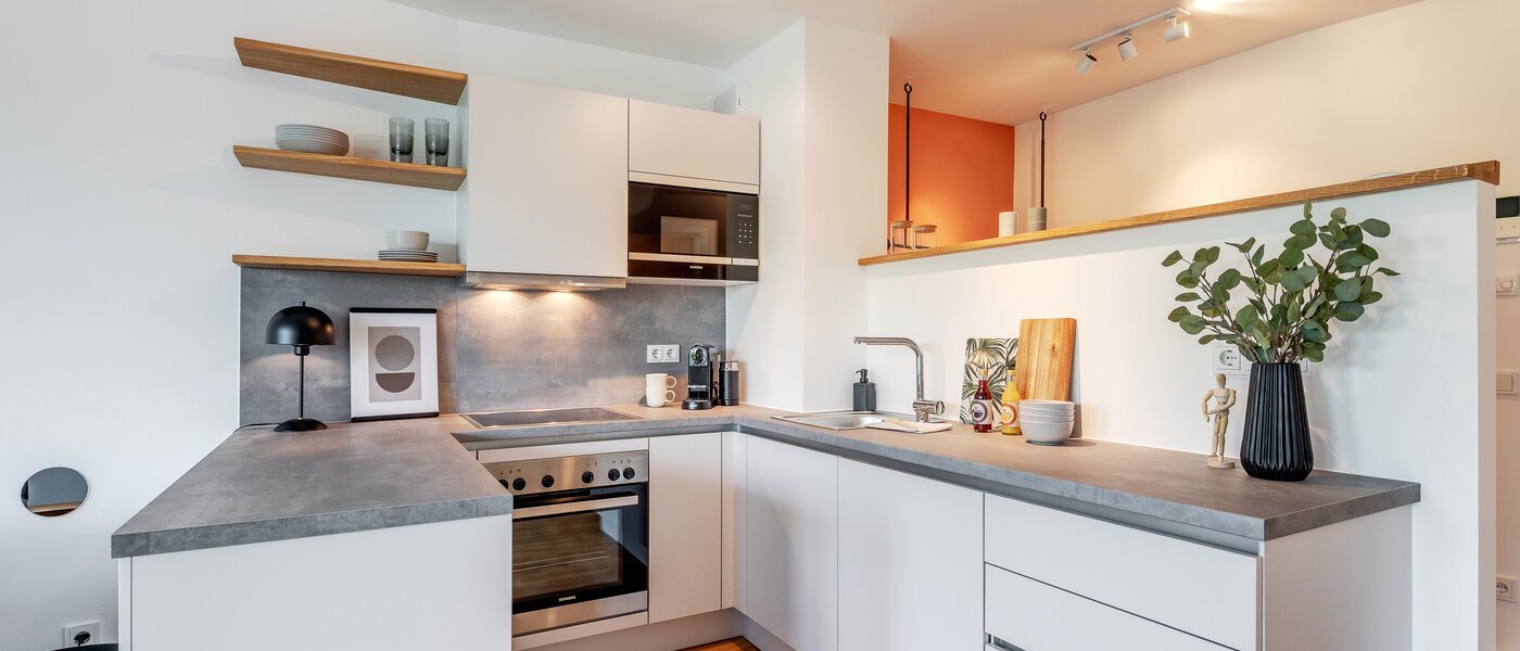 квартира München Ludwigsvorstadt 01 кухня 11423