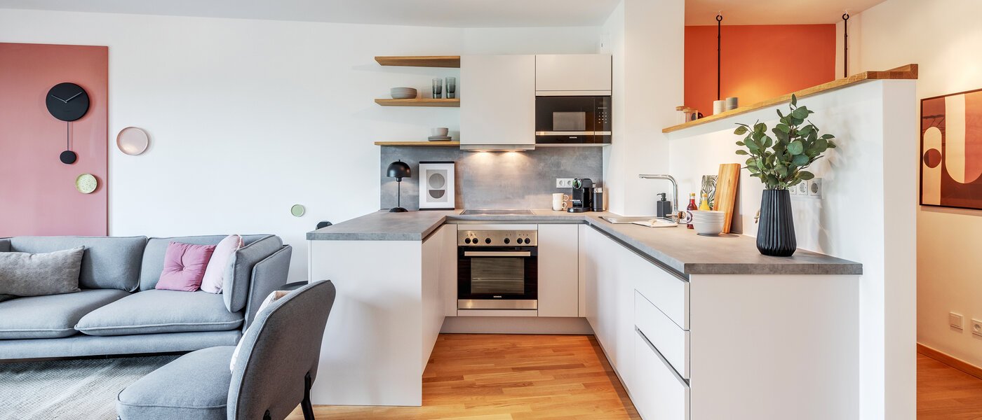 квартира München Ludwigsvorstadt 03 кухня 11423