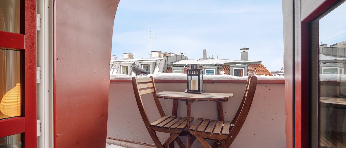 мансардная квартира München Schwanthalerhöhe 01 балкон 11426