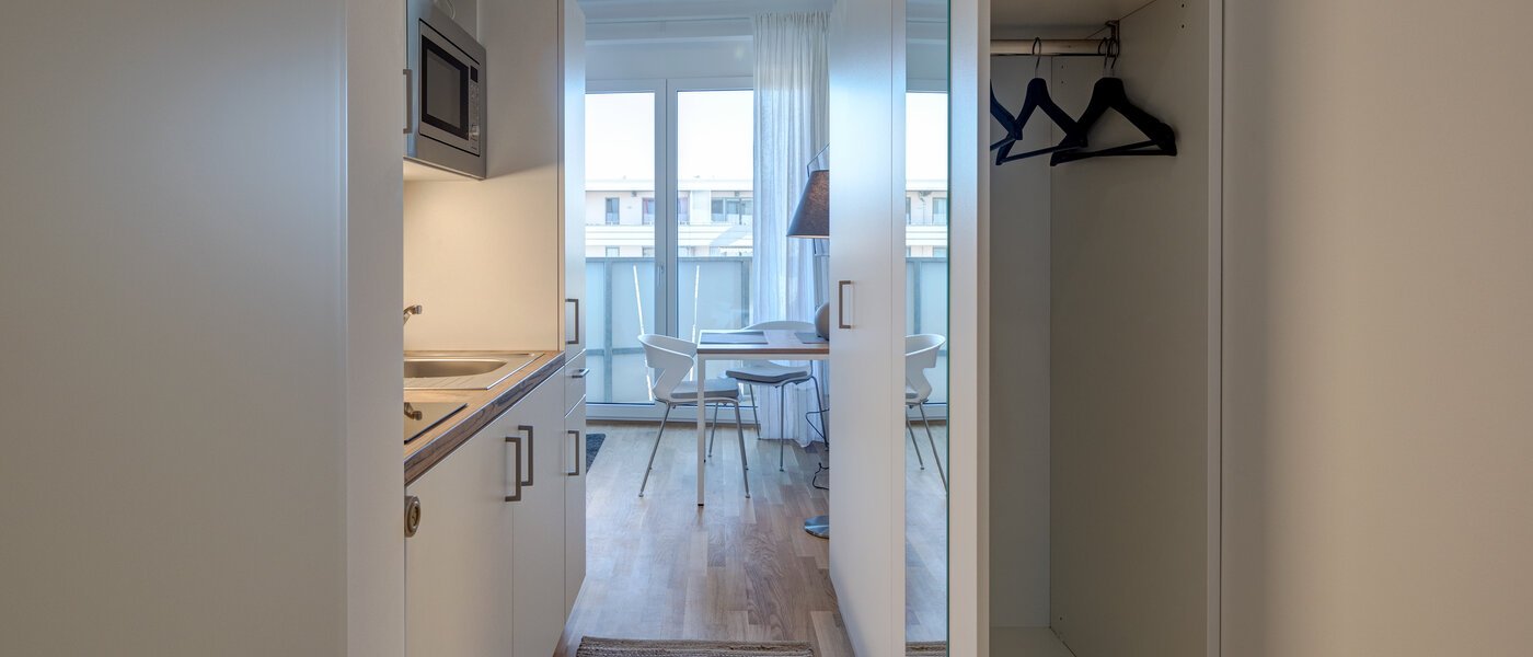 квартира München Messestadt Riem 01 коридор 11435