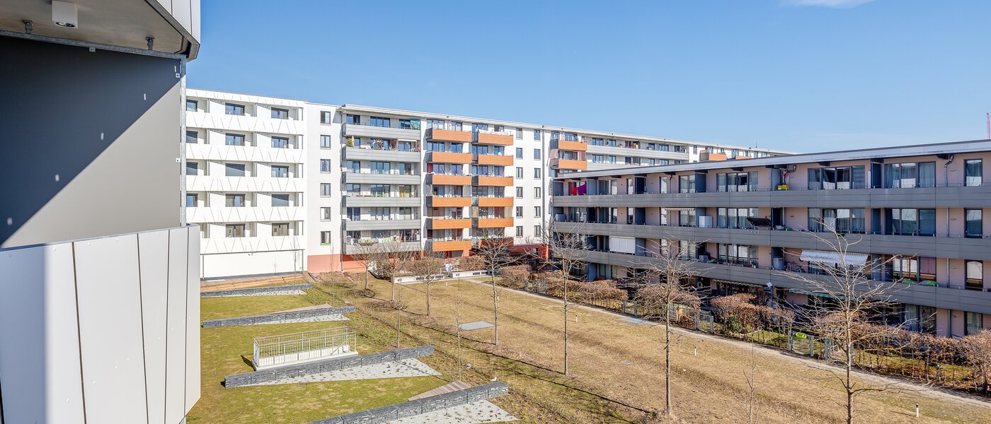 квартира München Messestadt Riem 02 вид из окна 11435