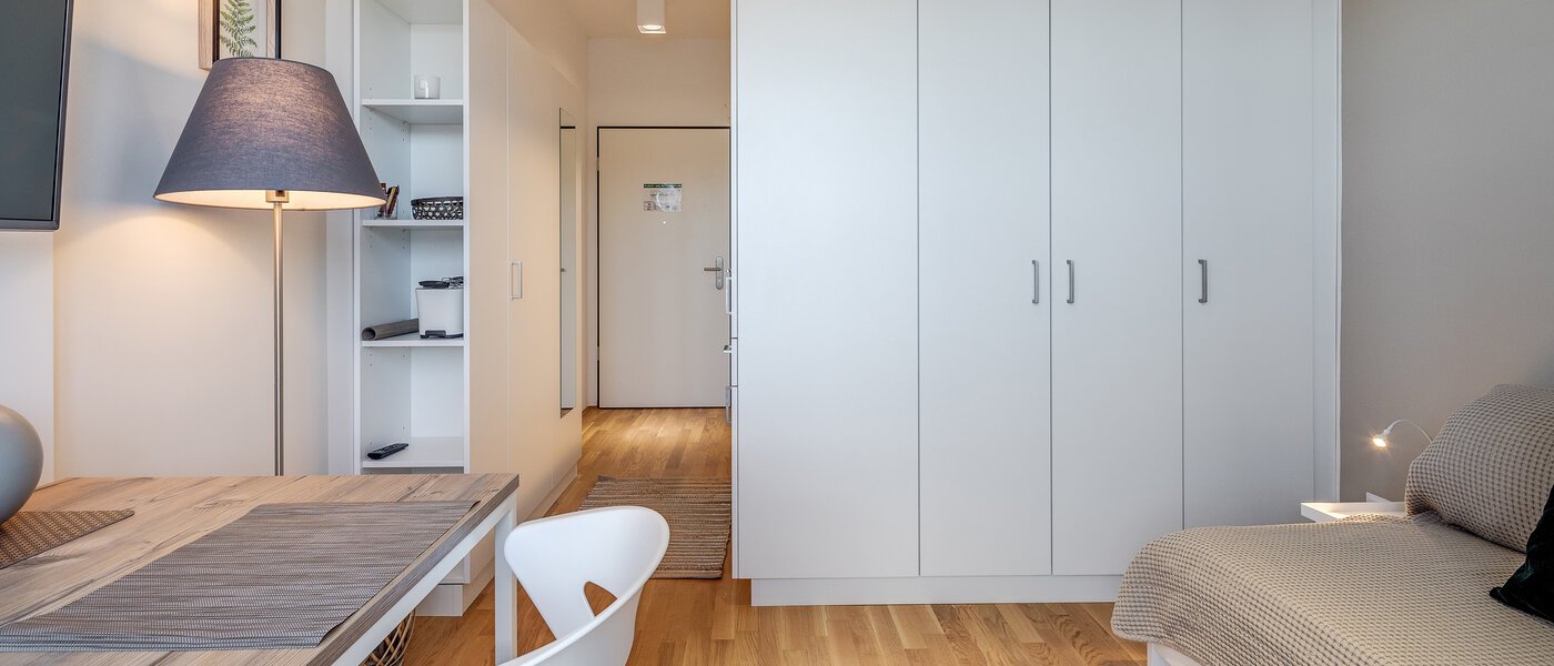 квартира München Messestadt Riem 03 жилое пространство 11435