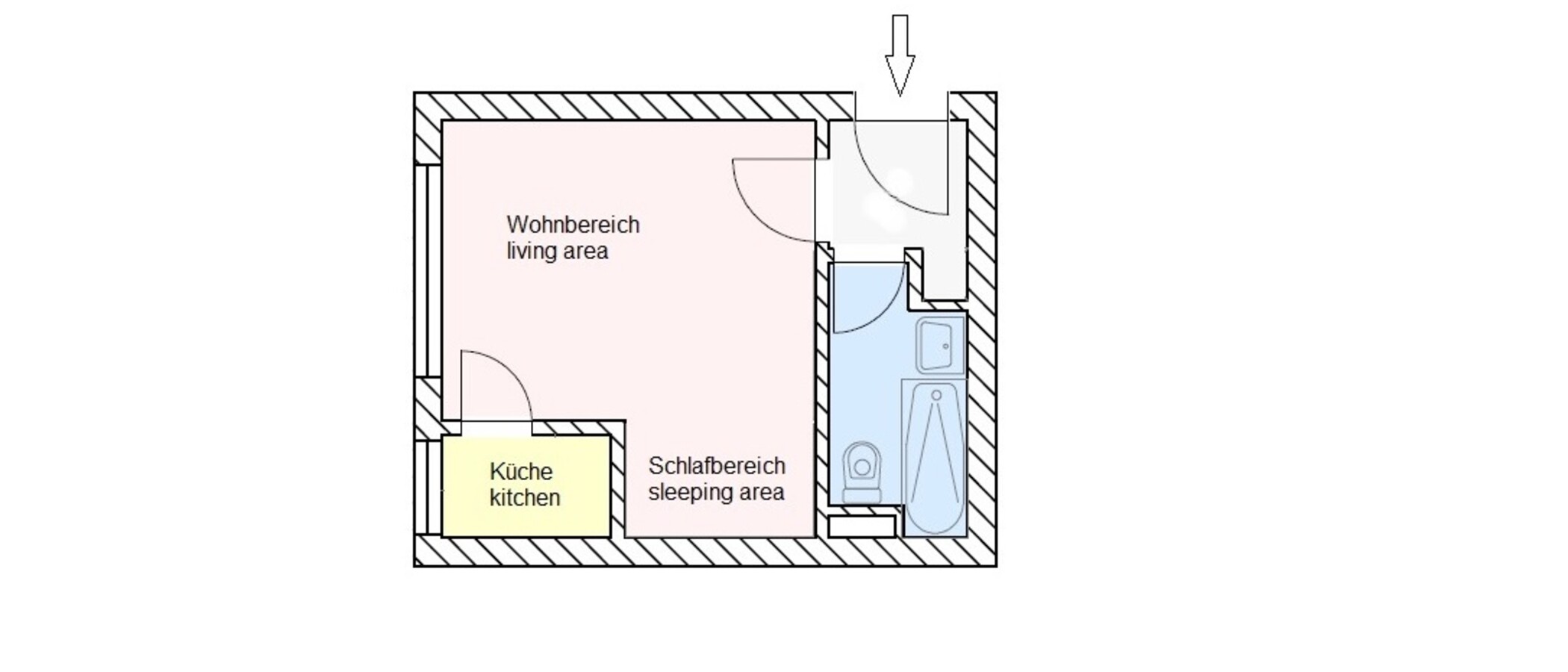 квартира München Fasangarten 01 план этажа 11437