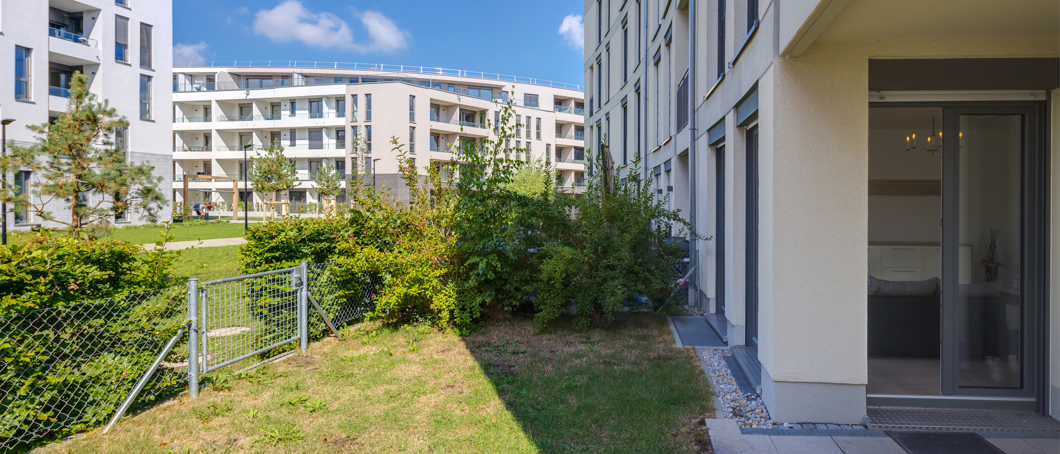 квартира с садом München Neuaubing 03 сад 11442