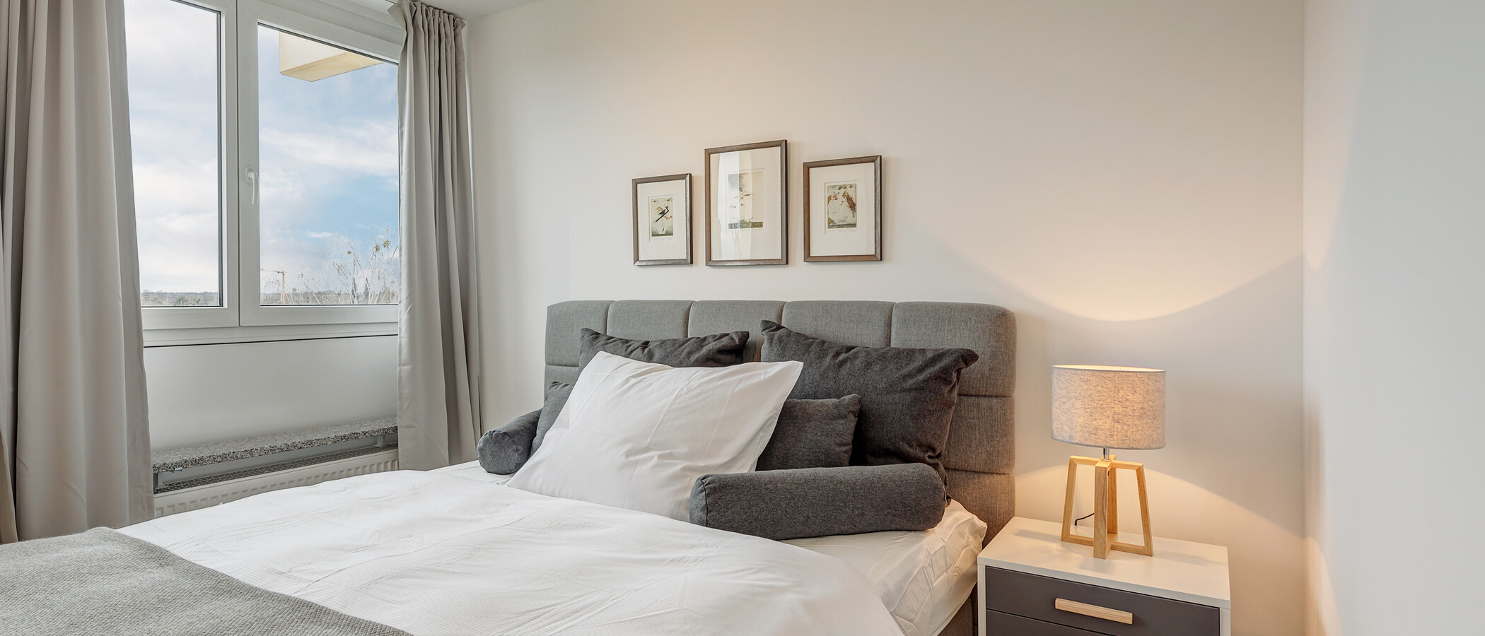 квартира München Pasing 01 спальная комната 11456