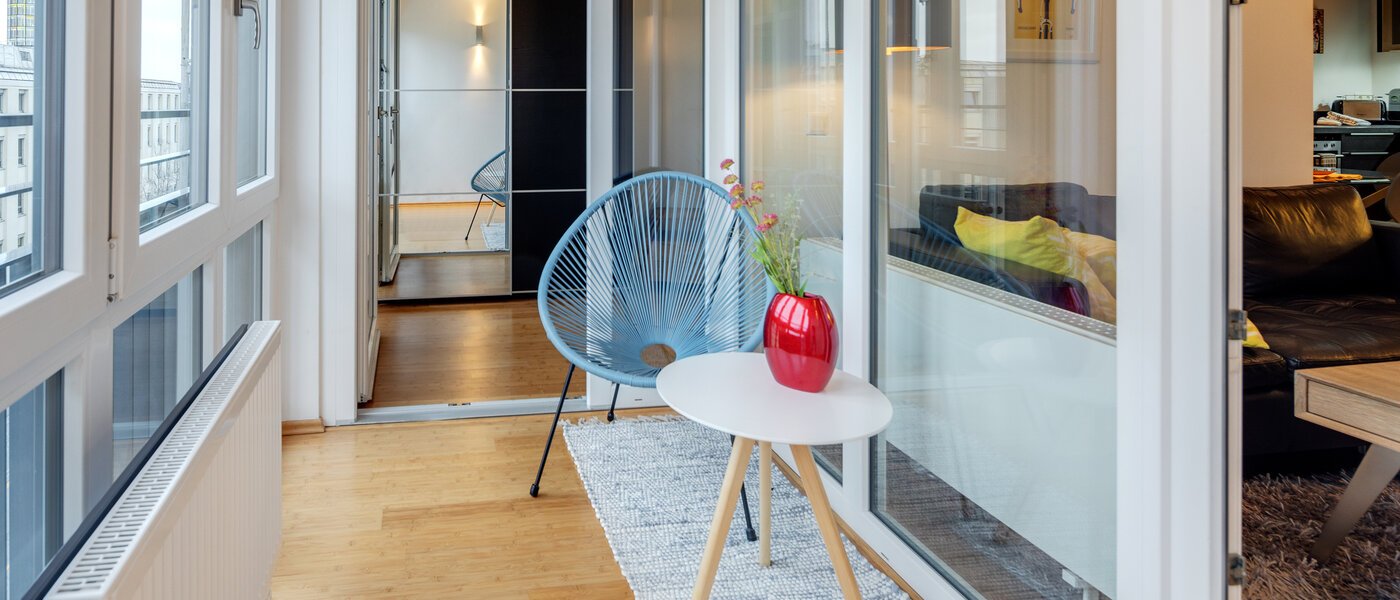 квартира München Sendling-Westpark 01 застекленная терраса 11464