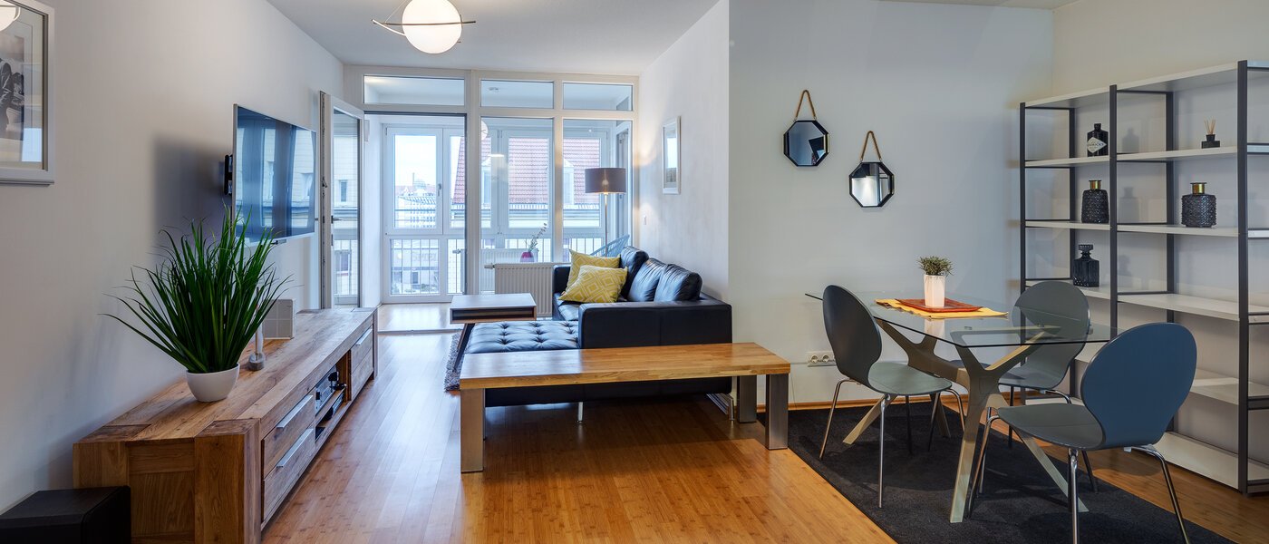 квартира München Sendling-Westpark 01 жилое пространство 11464