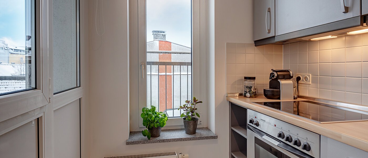 квартира München Maxvorstadt - Westen 02 кухня 11480