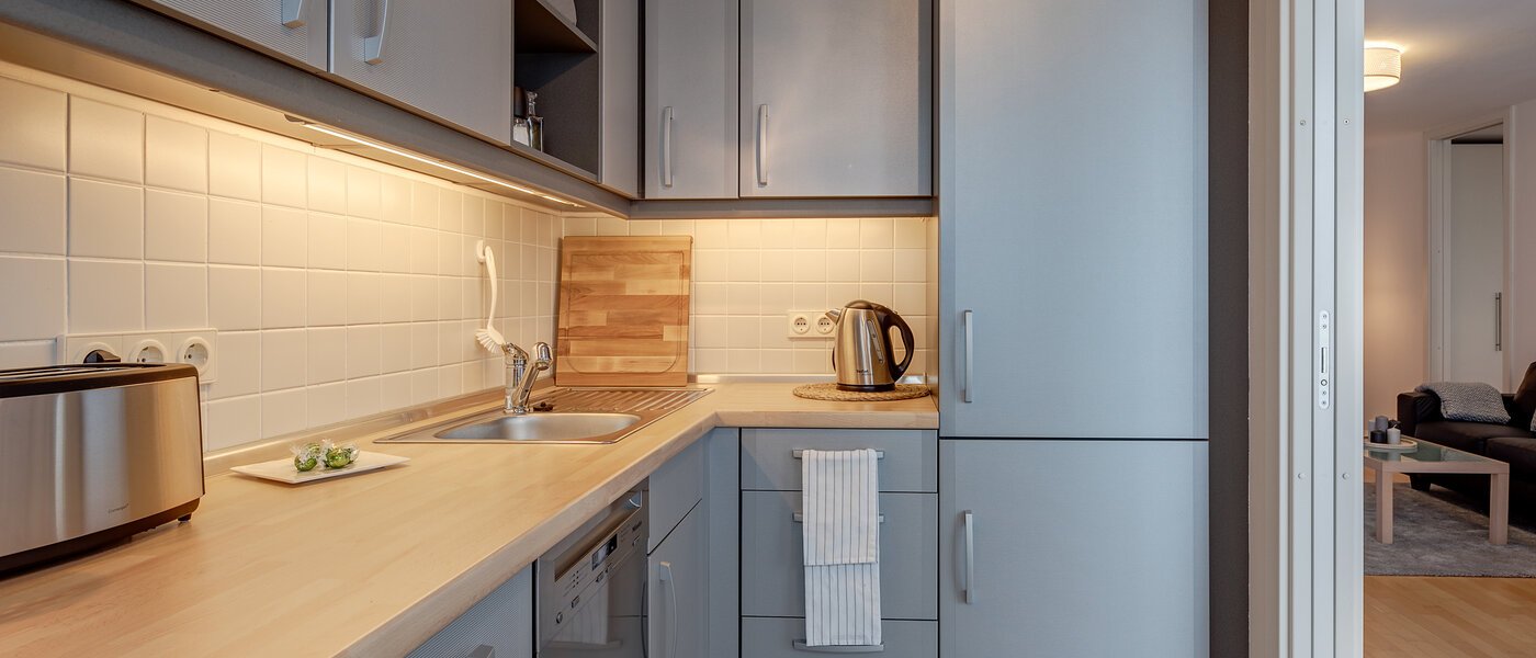 квартира München Maxvorstadt - Westen 03 кухня 11480