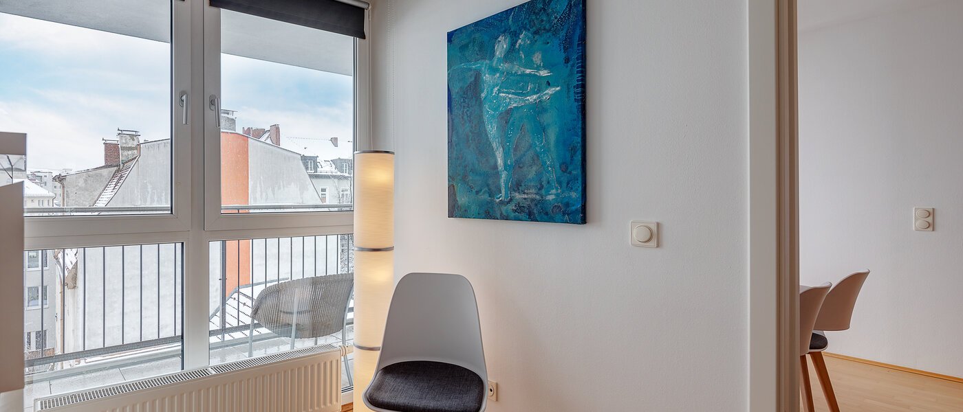 квартира München Maxvorstadt - Westen 03 спальная комната 11480