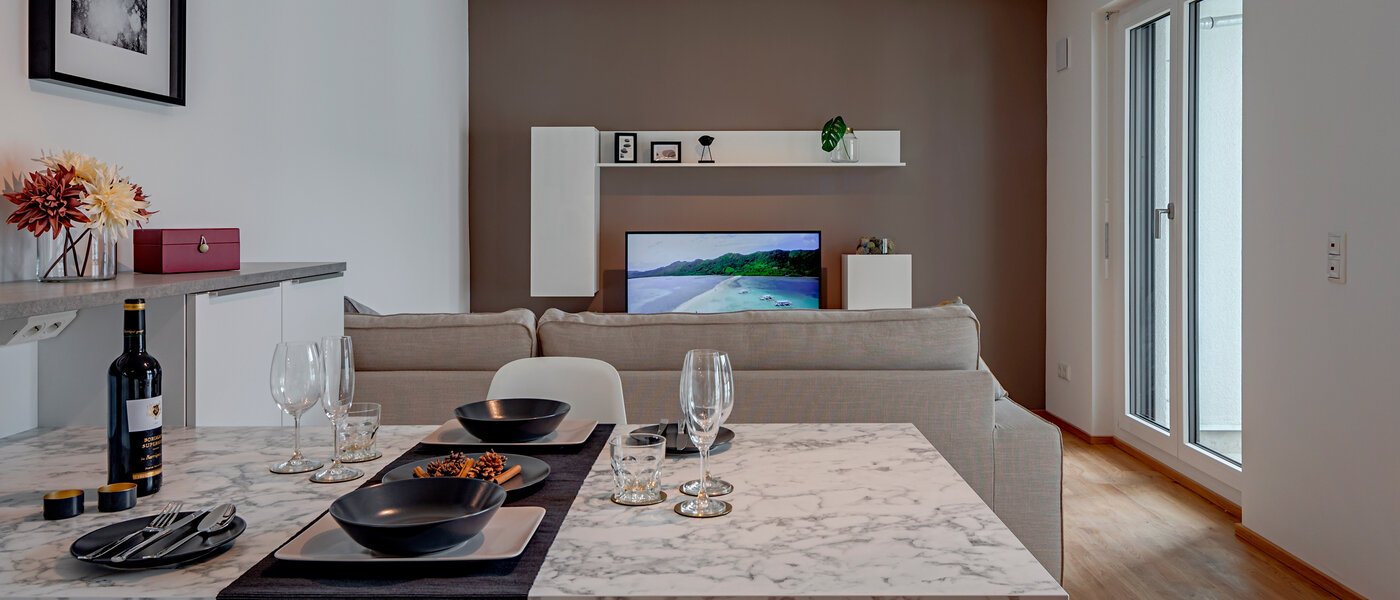 квартира München Riem 01 жилое пространство 11494