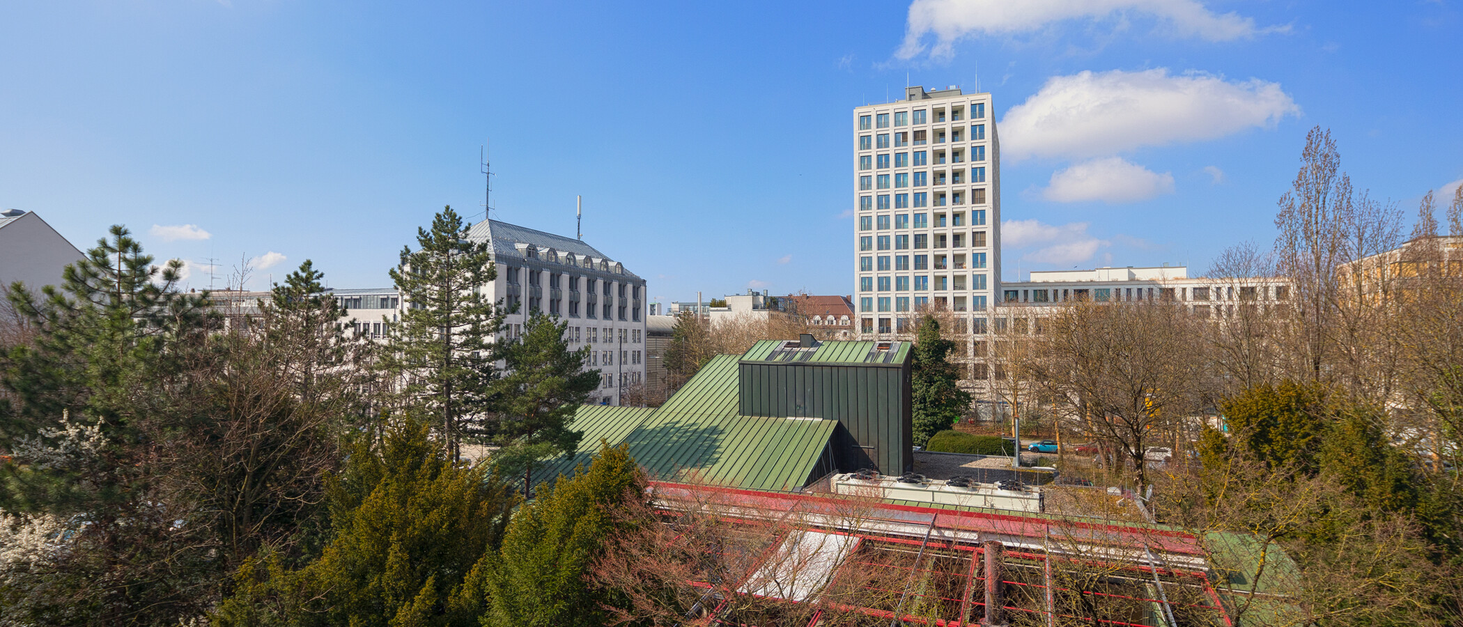 квартира München Schwabing (rechts der Leopoldstraße) 01 вид из окна 11509