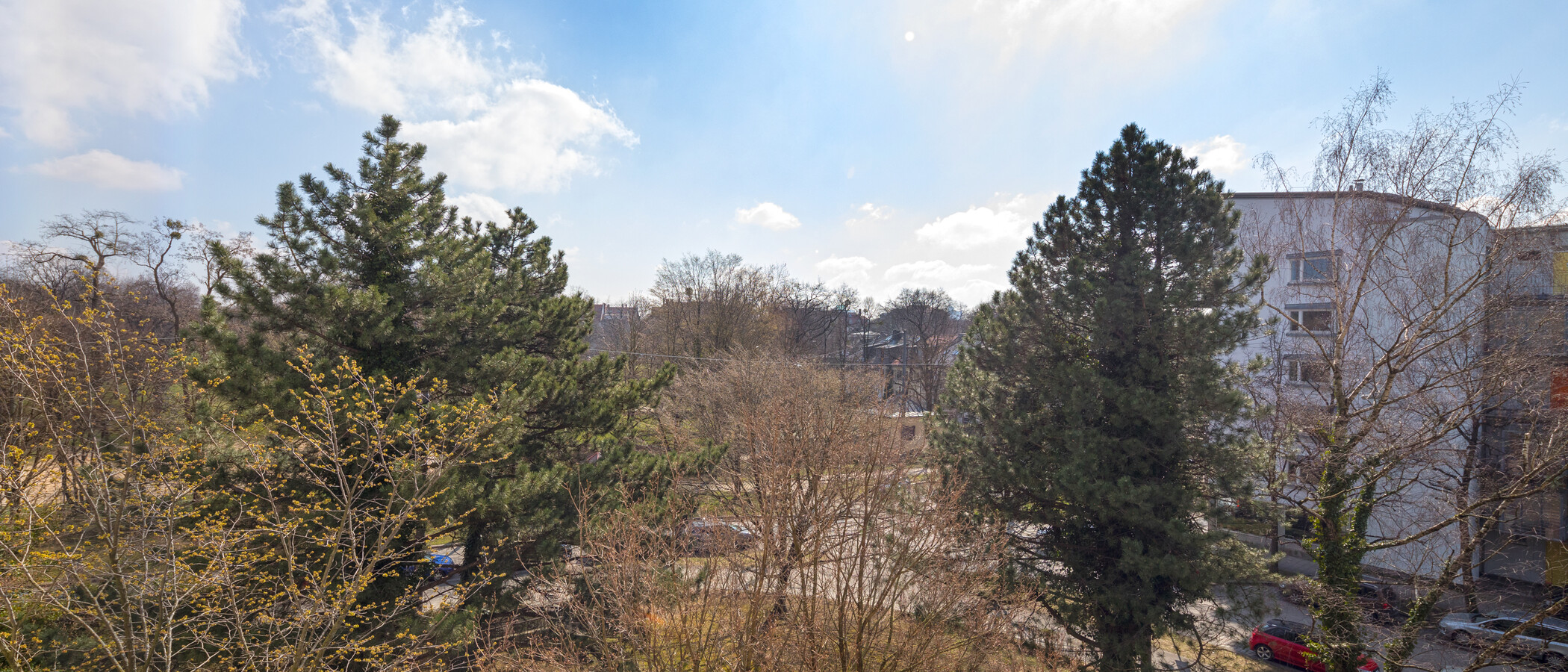 квартира München Schwabing (rechts der Leopoldstraße) 02 вид из окна 11509